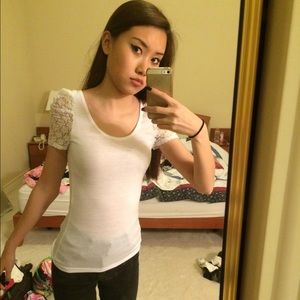 Delia's Blouse Top lace