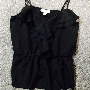 Black Peplum Blouse