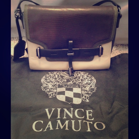 Vince Camuto Colorblock Leather Cross Body Bag