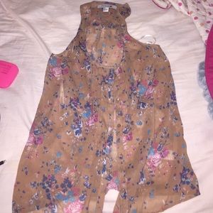 Floral Button Up