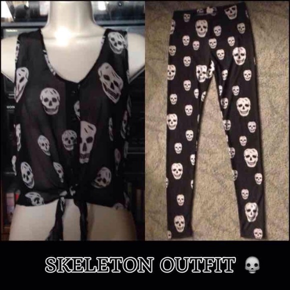 Skeleton Leggings - Picture 4 of 4