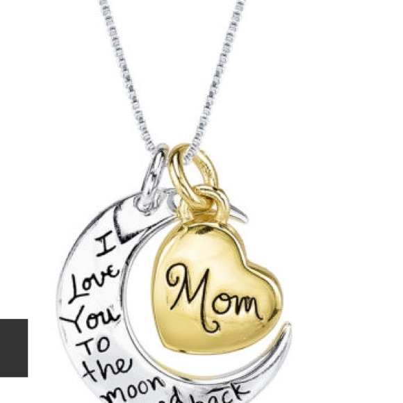 MOM I LOVE YOU To THe MOON and BACK 18" Necklace๐ - Picture 2 of 4