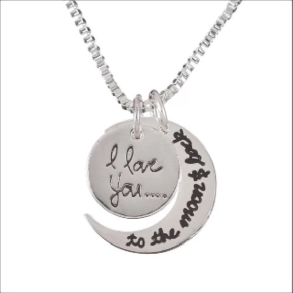MOM I LOVE YOU To THe MOON and BACK 18" Necklace๐ - Picture 4 of 4