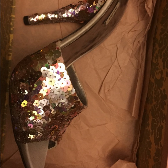 Never Worn Miu Miu by Prada Sequin mules