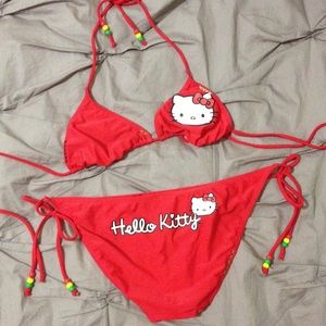 Red Hello Kitty Bikini