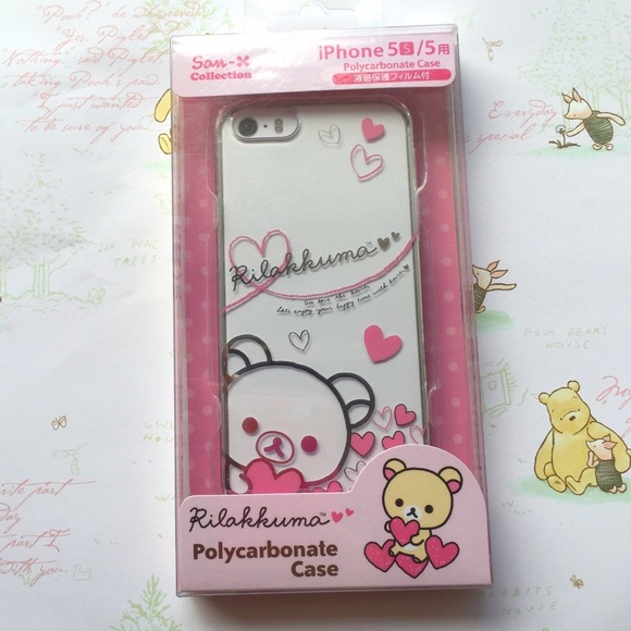 🚫SOLD🚫Rilakkuma iphone 5/5s cellphone case