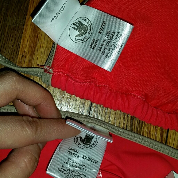 Body Glove Red/Gold Bikini Set 2 Pcs XS/XXS - New - Picture 3 of 3