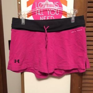 Pink Under Armour Cotton Shorts