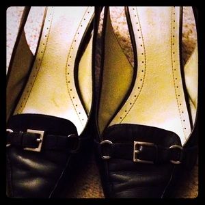 Sling Back Kitten Heels