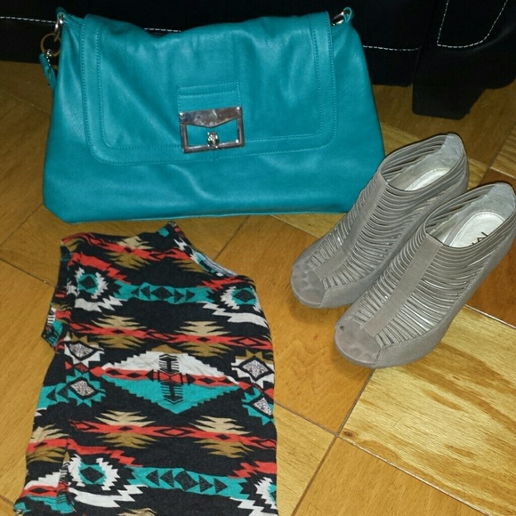 Large vibrant bag.