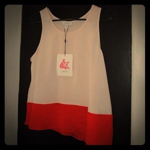 NWT Cameo Colorblock Tank
