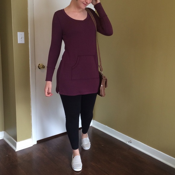 Soma Burgundy Super Soft Divine Terry Tunic