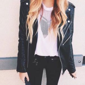 ❌SOLD❌LF STORES 100% REAL LEATHER JACKET