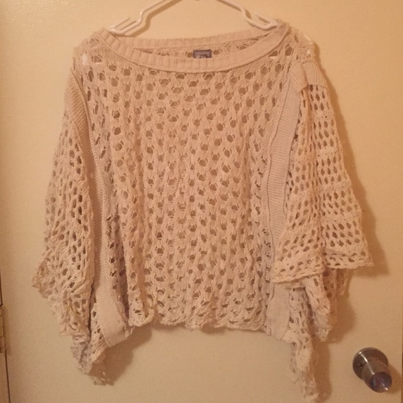 converse cream knit sweater