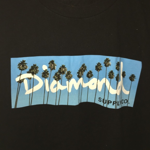 Diamond supply co black tee