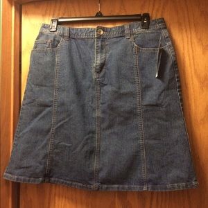 Christopher & Banks Jean skirt