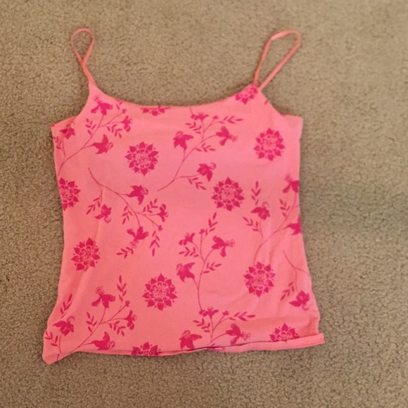 GAP pink spaguetti strap top