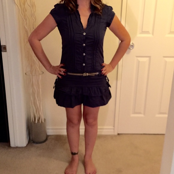 Cute purple mini dress