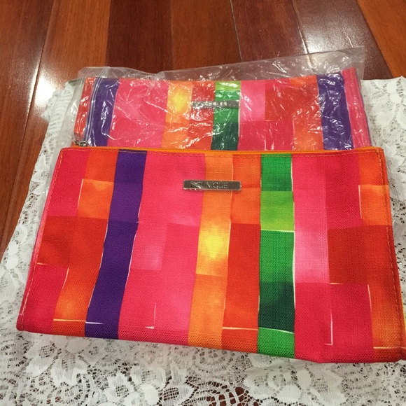 2 bag Clinique cosmetic bag.