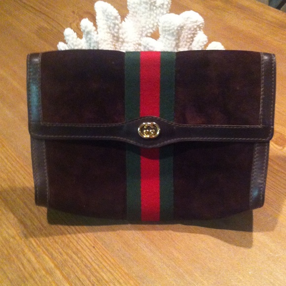 SALE!Vintage Gucci cosmetic clutch from the 1980's