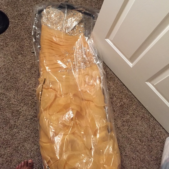 Prom Dress Size 8 Has Been Worn Once - Picture 3 of 4