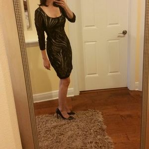 Black Illusion Dress