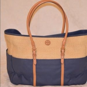 Tory burch canvas tote