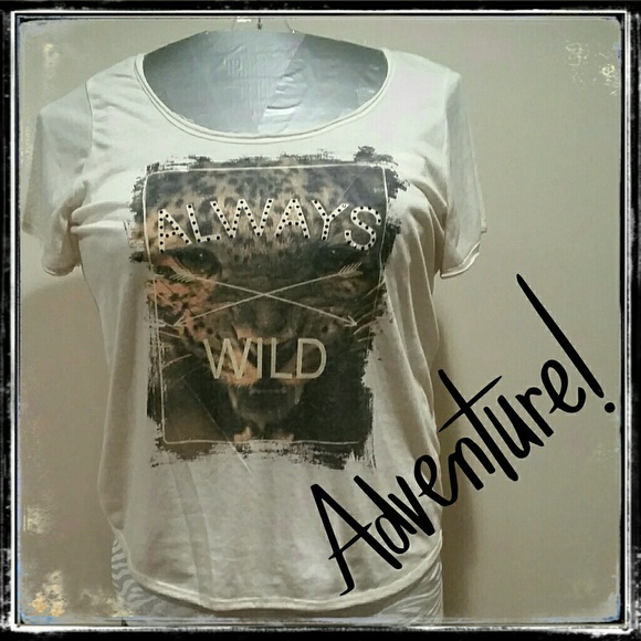 •SALE• Always Wild Burnout Tee