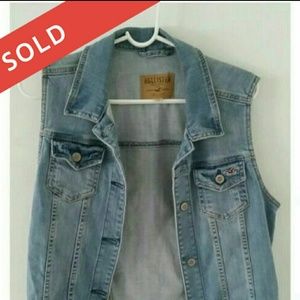 SOLD: Hollister Denim Vest