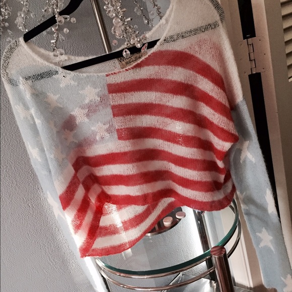 Wildfox Couture American Flag Sweater - Picture 2 of 3