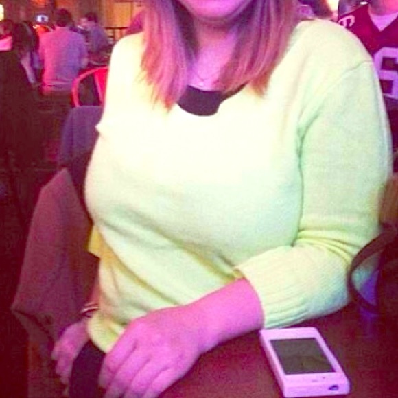 GAP Sweaters - neon yellow Gap sweater size L