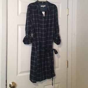 Super cute Loft shirt dress size L