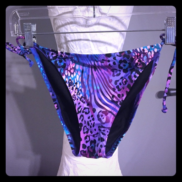 Animal Print Bikini Bottoms