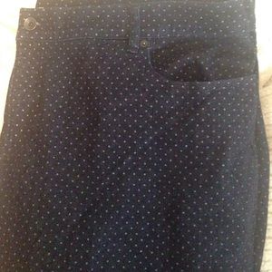 retro polka dot jeans!