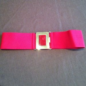 Red stretchy belt
