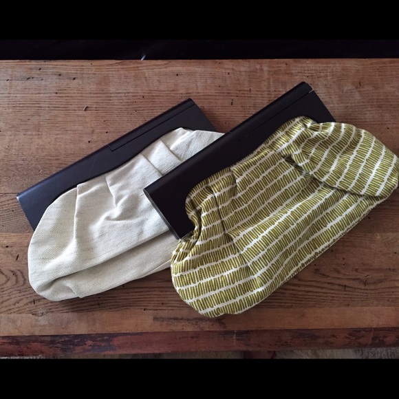 Burlap Clutches