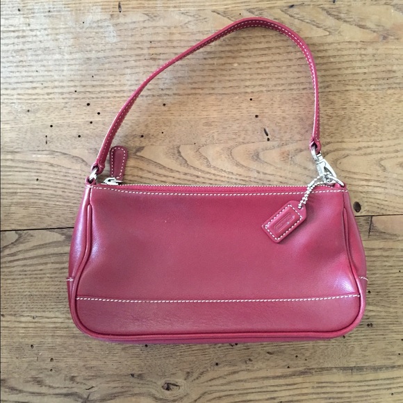 Coach small leather bag