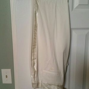 Off white Tuxedo pant