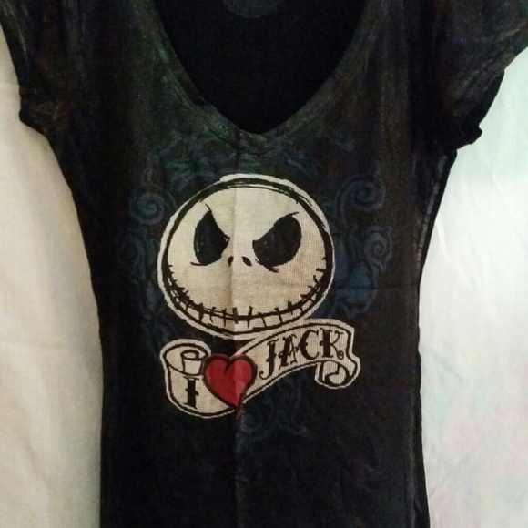 Disney Jack skeleton tee shirt