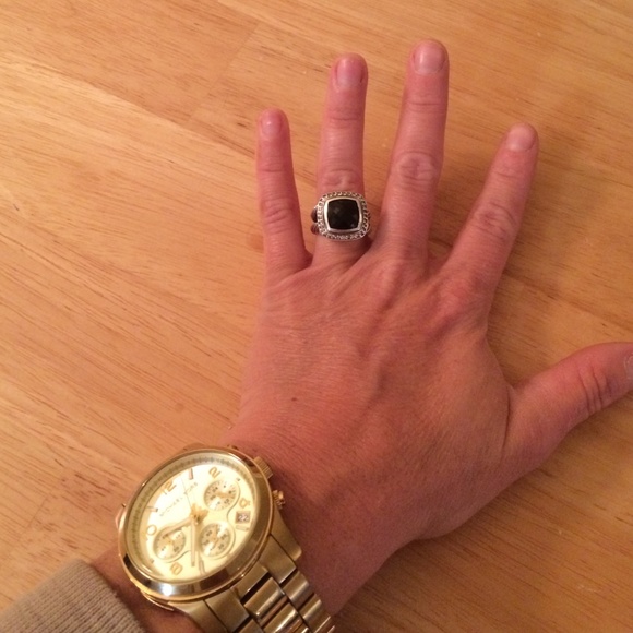 David Yurman Black onyx ring