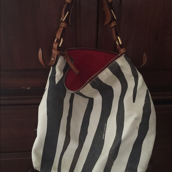 Dooney & Bourke Zebra Print Canvas Bag - Picture 2 of 3