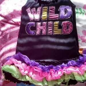 Wild Child toddler TUTU shirt