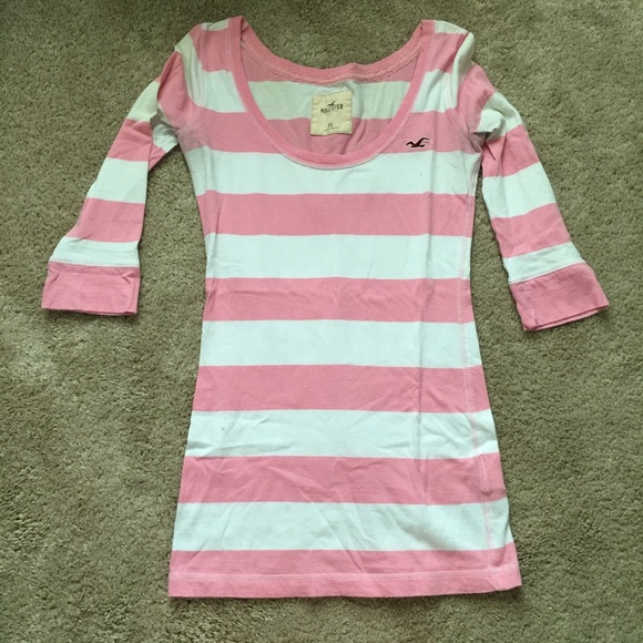 Hollister quarter sleeve shirt