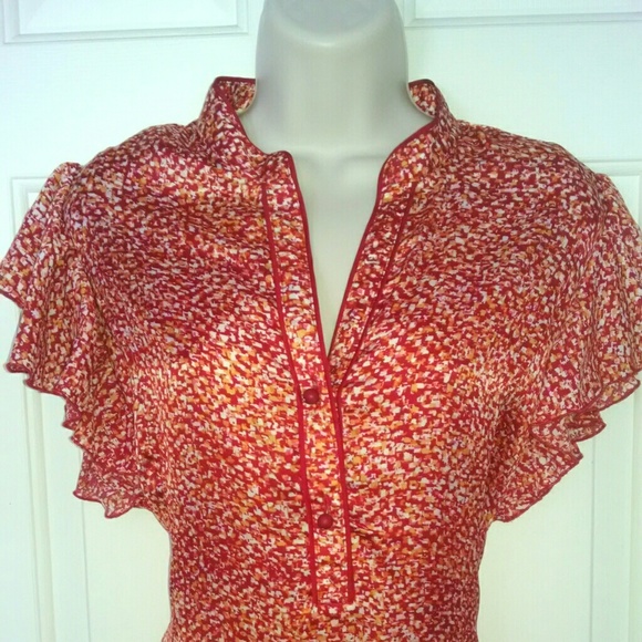 Silky dress shirt