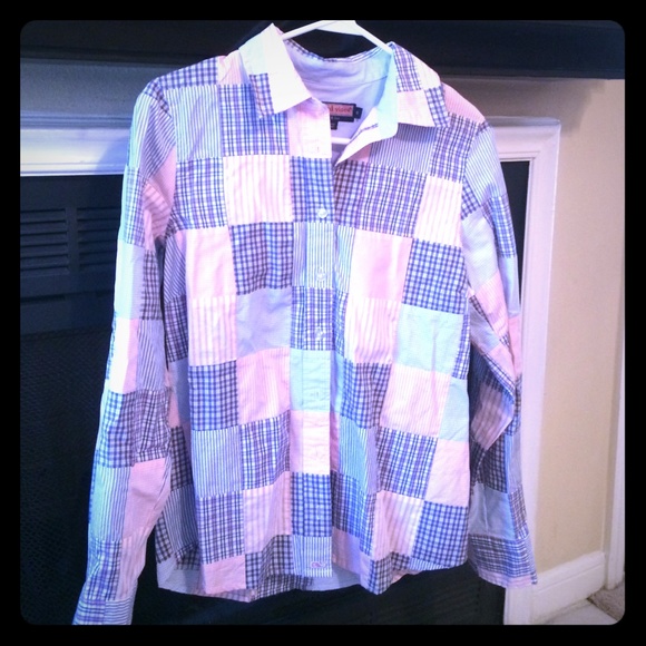 Vineyard Vines patchwork shirt