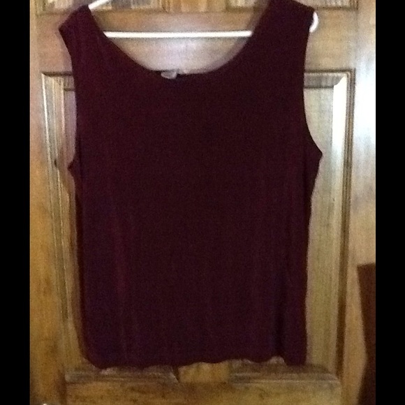 Maroon Tank - Picture 2 of 2