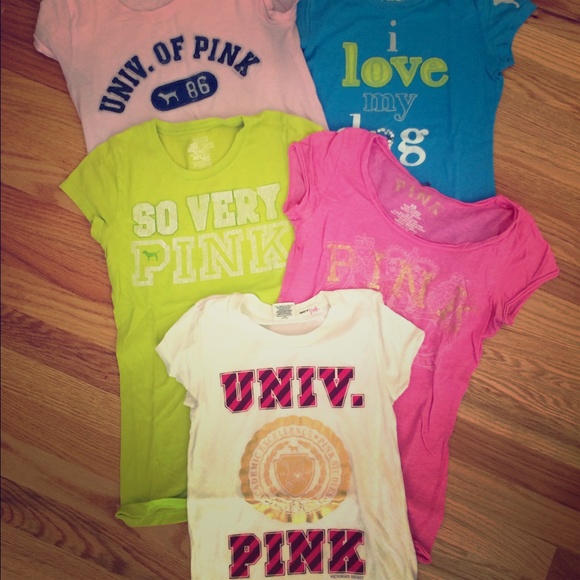 Victoria secret pink shirts
