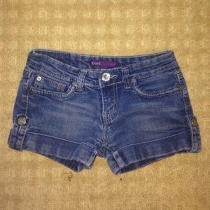 denim shorts