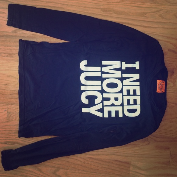 Juicy couture long sleeve shirt small