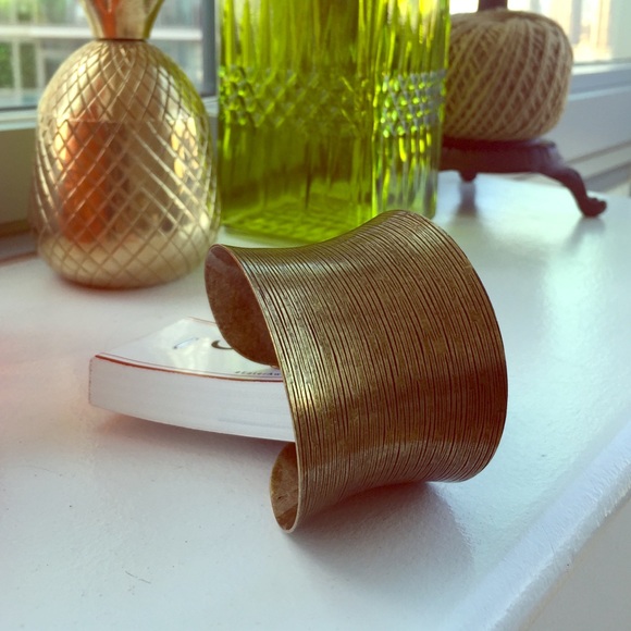 Heather belle brass cuff